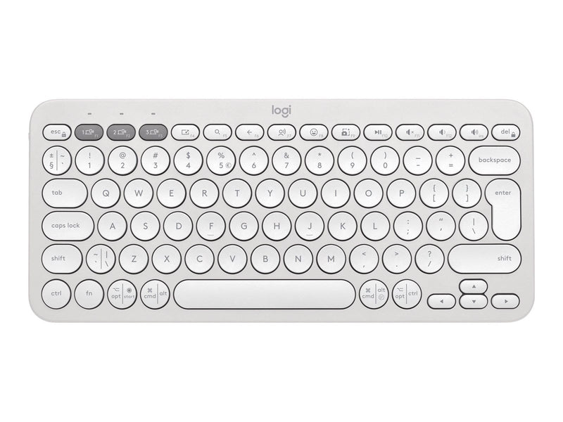 Logitech Pebble Keys 2 K380s - Tastaturen - Universal - Weiss