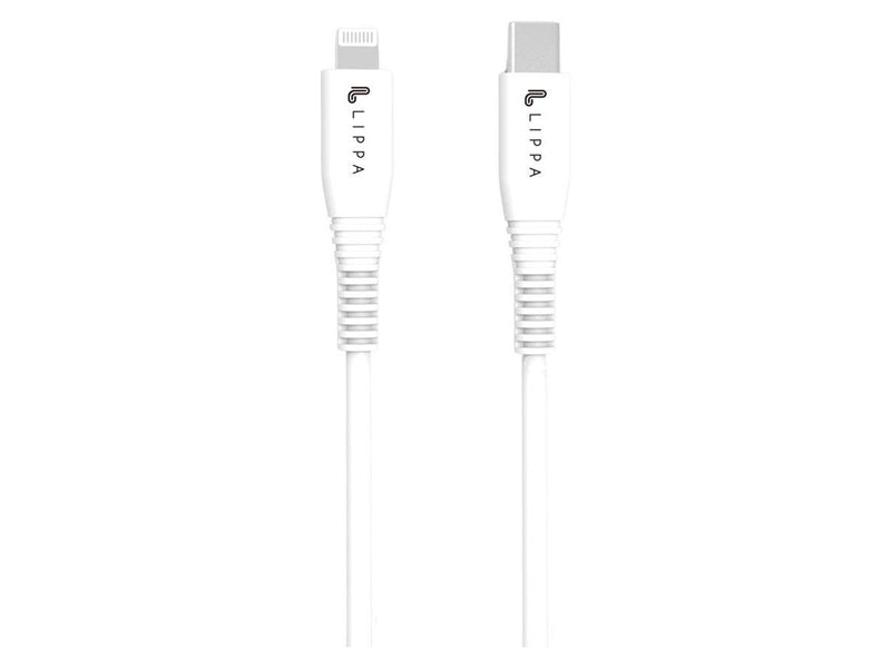 Lippa USB-C to MFi Lightning cable 2 m White