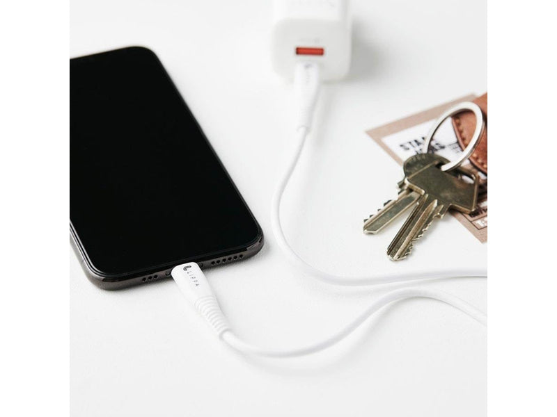 Lippa USB-C to MFi Lightning cable 2 m White
