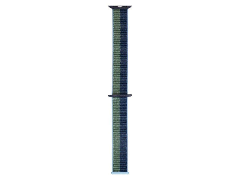Lippa Apple Watch nylon strap 38/40/41 - Green/blue