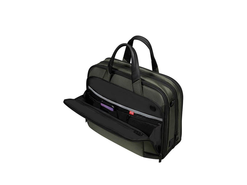 Samsonite Pro-DLX 6 Expandable Laptop-Tasche für Laptop 15.6" | Grün