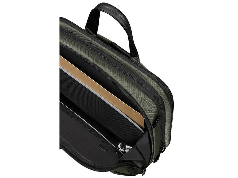 Samsonite Pro-DLX 6 Expandable Laptop-Tasche für Laptop 15.6" | Grün