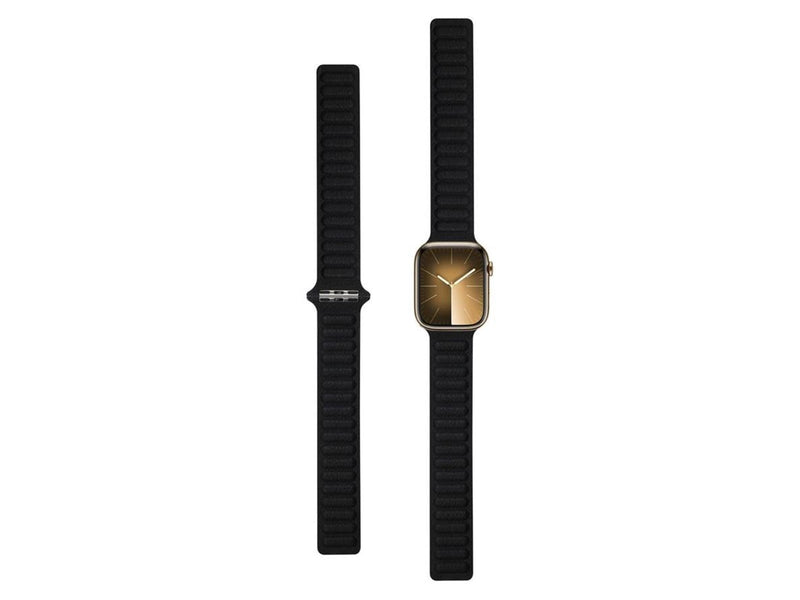Lippa Apple Watch Magnetic leather strap 42/44/45/49 - Black