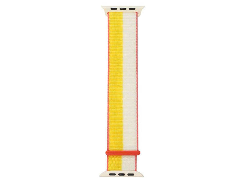 Lippa Apple Watch nylon strap 38/40/41 - White/Yellow