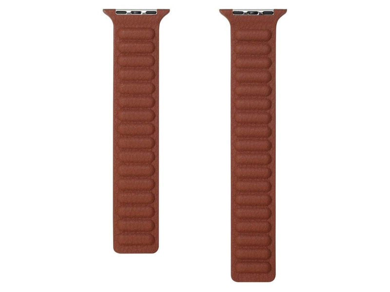 Lippa Apple Watch magnetisk læderrem 42/44/45/49 - Brown