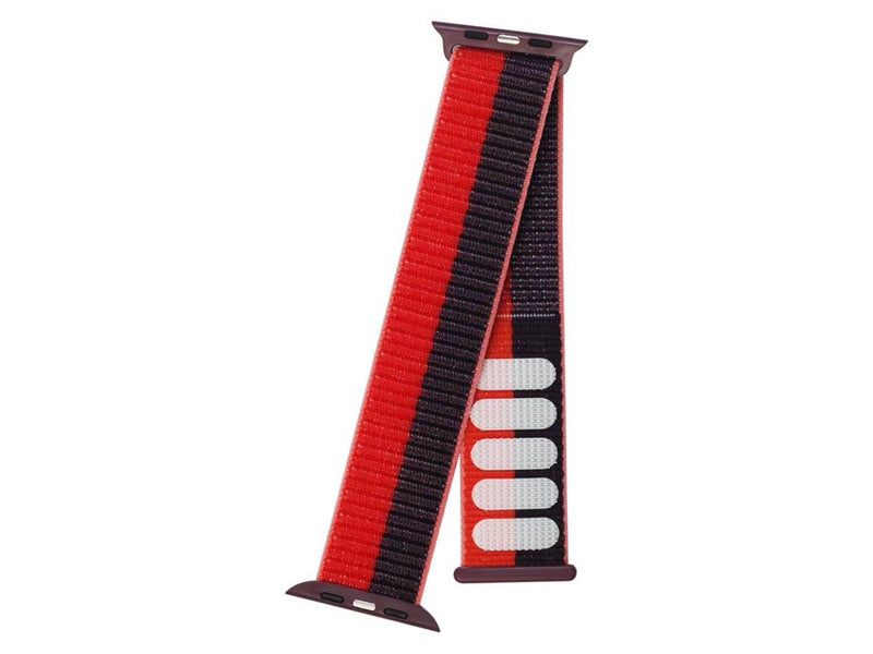 Lippa Apple Watch Nylon Strap 42/44/45/49 Purple/Red