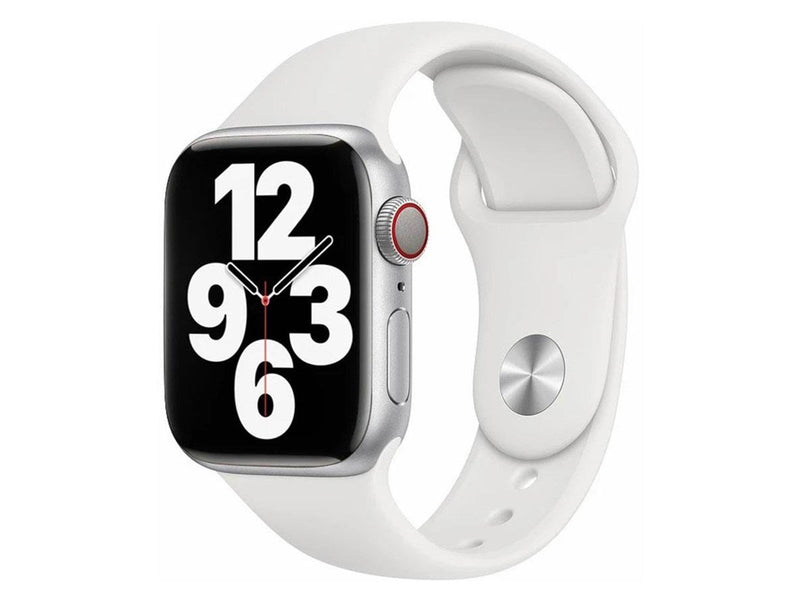 Lippa Apple Watch Silicone strap 42/44/45/49 - White