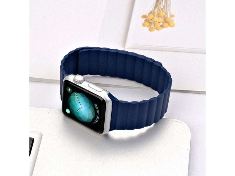 Lippa Apple Watch Magnetic Silicone Strap 42/44/45/49 - Navy Blue