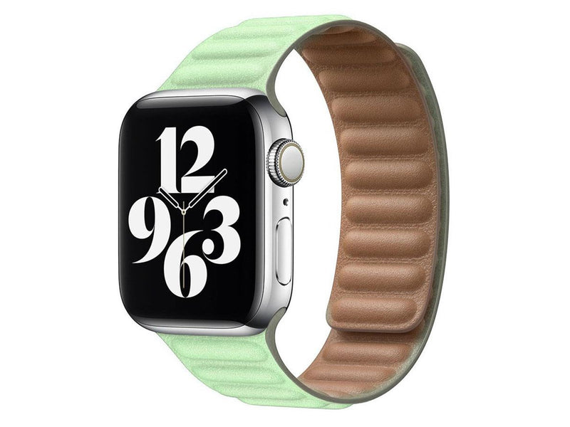 Lippa Apple Watch magnetisk læderrem 42/44/45/49 - Turqoise