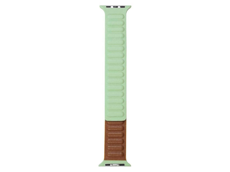 Lippa Apple Watch Magnetic Leather Strap 38/40/41 - Turquoise / Brown