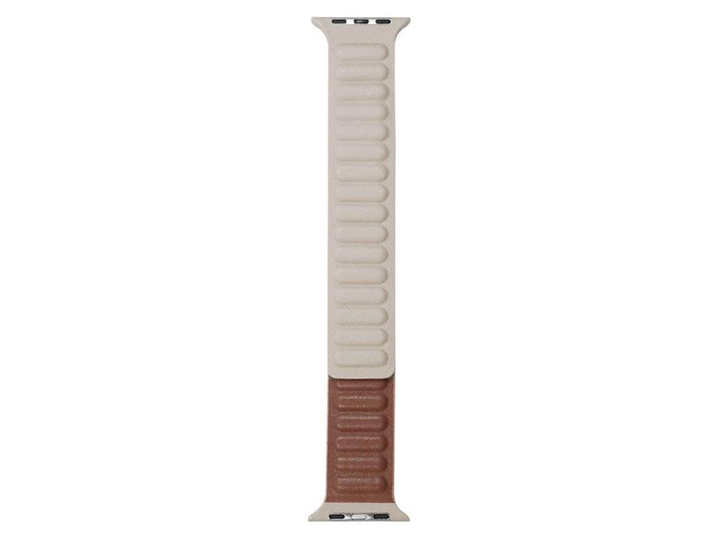 Lippa Apple Watch Magnetic Leather Strap 38/40/41 - Beige / Brown