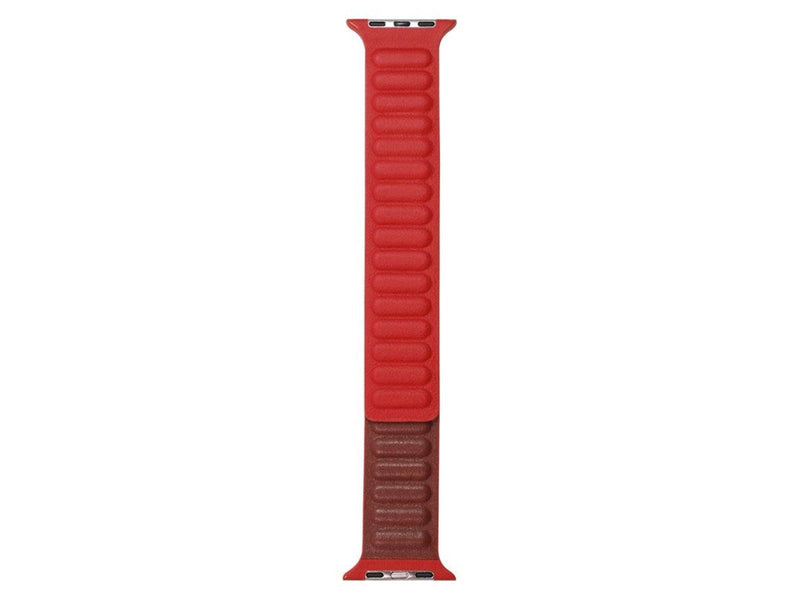 Lippa Apple Watch Magnetic Leather Strap 38/40/41 - Red / Brown