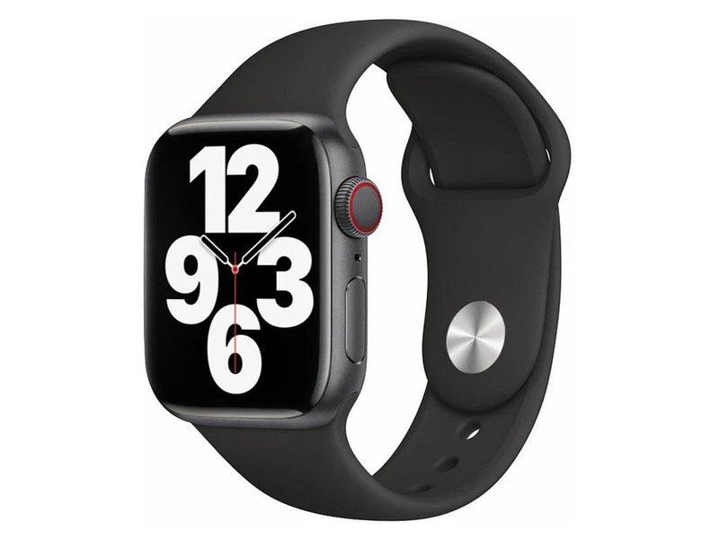 Lippa Apple Watch Silicone strap 42/44/45/49 - Black