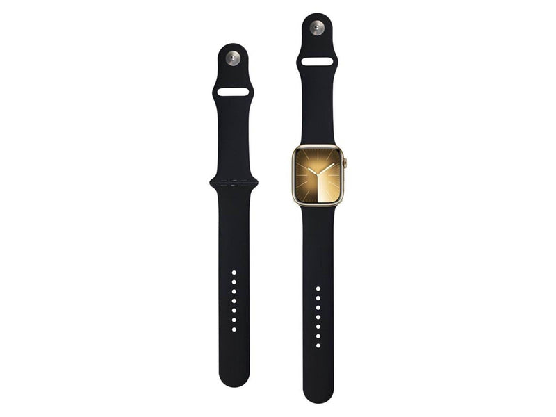 Lippa Apple Watch Silicone strap 42/44/45/49 - Black