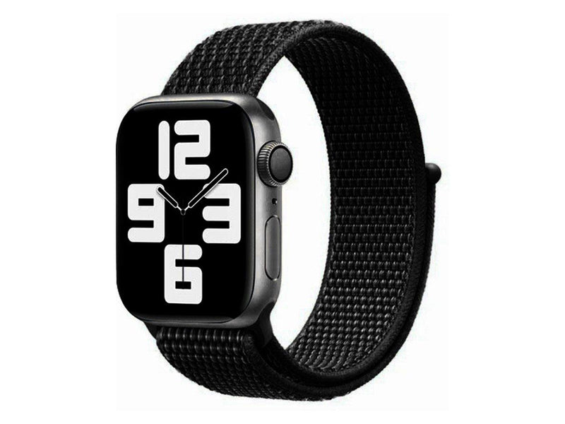 Lippa Apple Watch Nylon Strap 42/44/45/49 - Black
