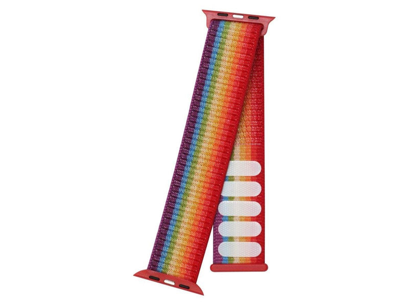 Lippa Apple Watch LGBT+ nylon strap 38/40/41 - Rainbow colors