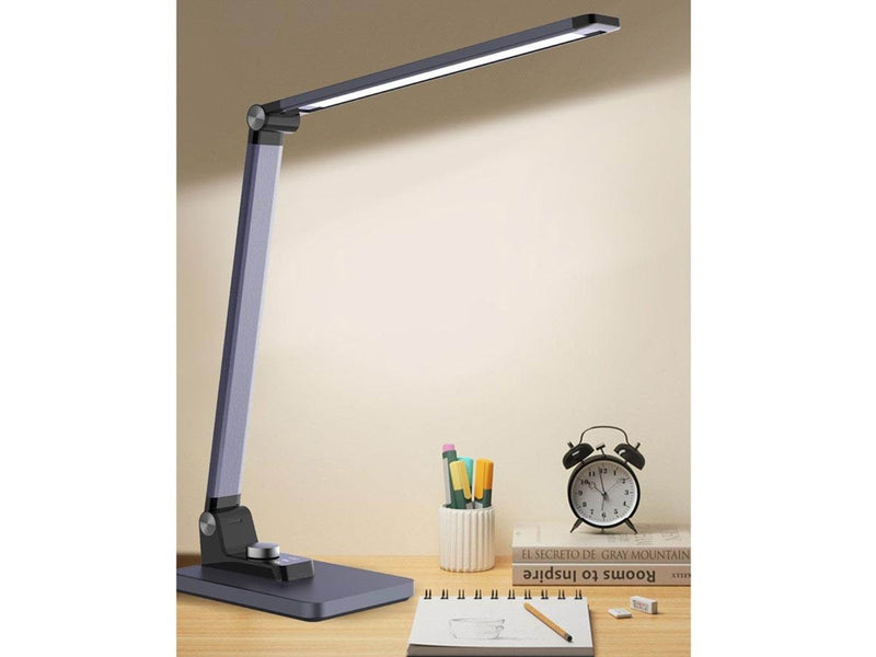 Lippa LED slim aluminum desk lamp - Silver