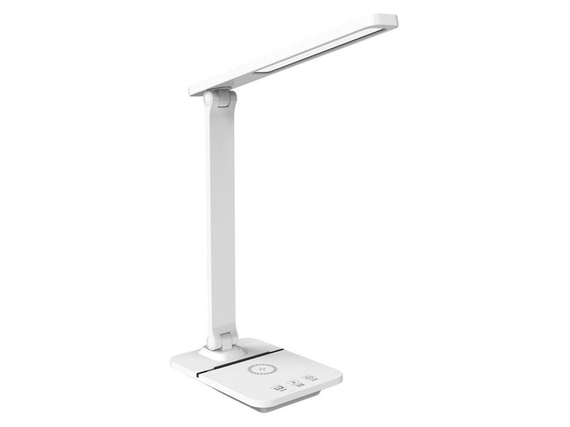 Lippa LED Desk Lamp with Wireless Charging - White