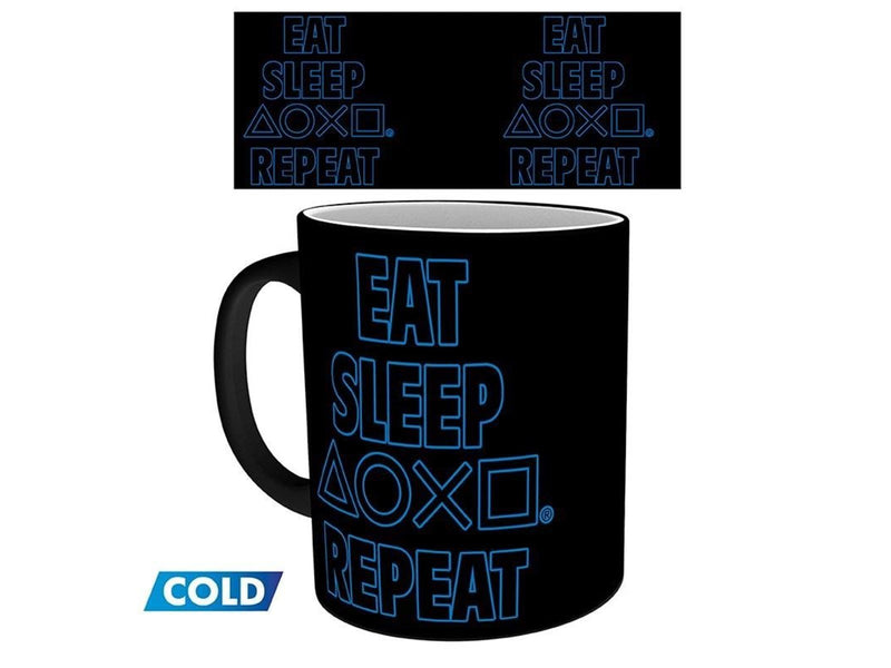 ABYstyle - PLAYSTATION - Heat Change - Eat Sleep Repeat - Becher