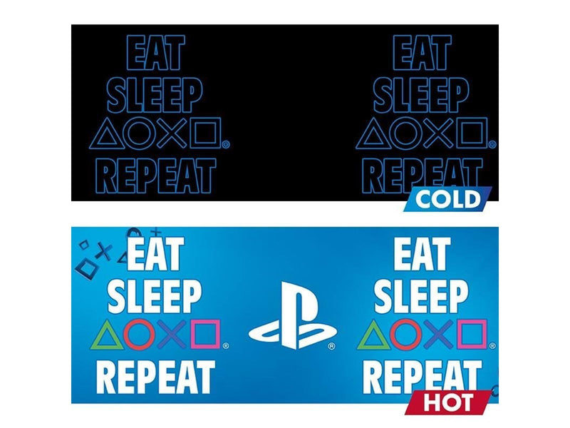 ABYstyle - PLAYSTATION - Heat Change - Eat Sleep Repeat - Becher