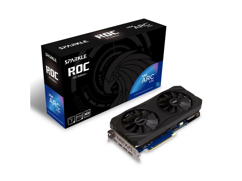 Sparkle Arc A750 ROC OC - 8GB GDDR6 RAM - Grafikkarte