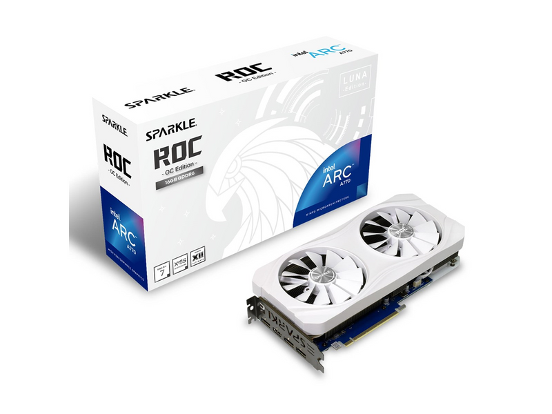 Sparkle Arc A770 ROC Luna OC - 16GB GDDR6 RAM - Grafikkarte