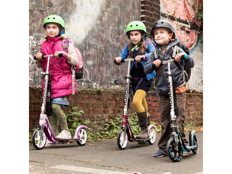 Hudora Scooter Big Wheel RX205 Step - Magenta/Silver