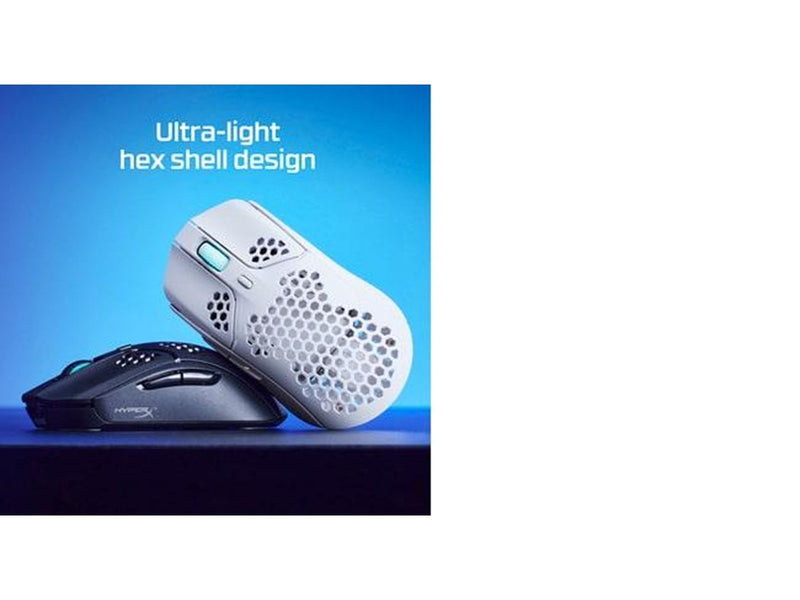 HyperX Pulsefire Haste Wireless - Gaming Maus (Weiß)