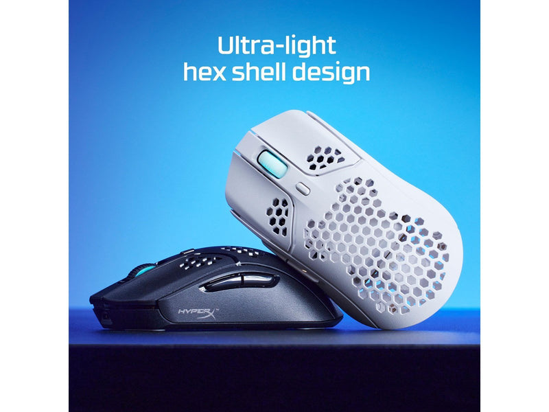 HyperX Pulsefire Haste Wireless - Gaming Maus (Weiß)