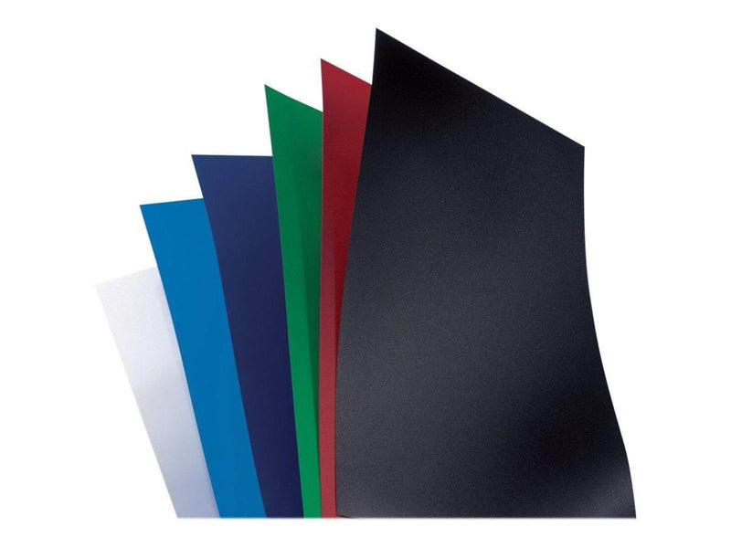 GBC PolyOpaque™ Deckblatt A4 300 Mikron Schwarz - Polypropylene binding cover