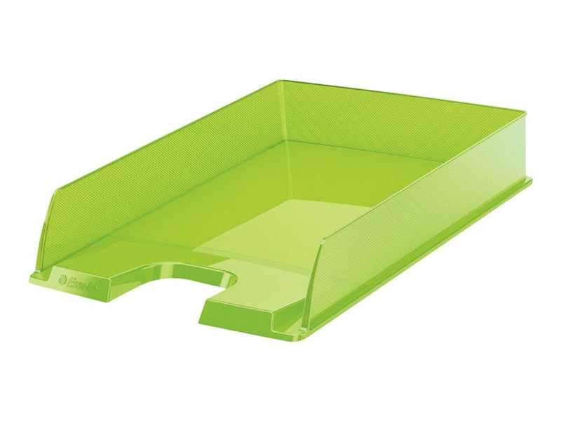 Esselte  Europost Briefkorb, Transparent Grün Transparent