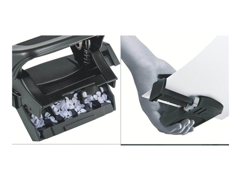 Leitz NeXXt Recycle hole punch - 10 sheets - 2 holes - plastic metal - black
