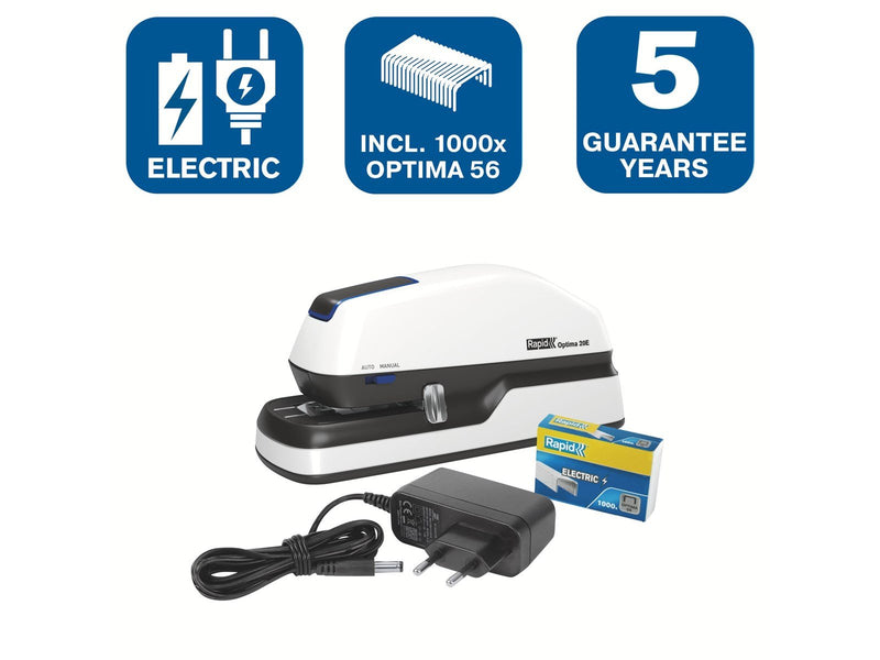 Rexel Elektrisches Heftgerät Optima 20E kontaktlos