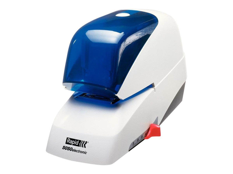 Rapid  Supreme Elektroheftgerät 5050e kontaktlos Weiß/Blau