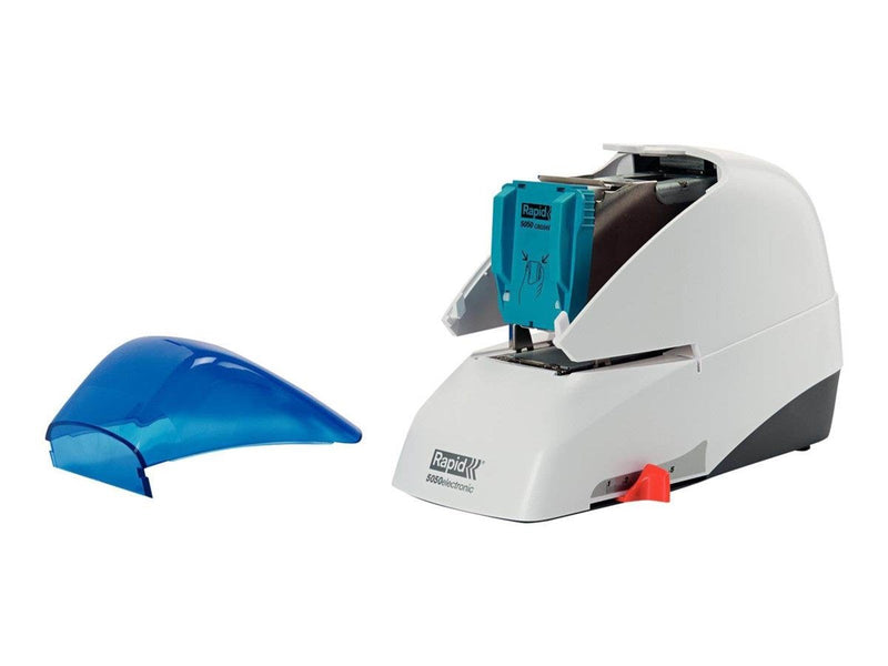 Rapid  Supreme Elektroheftgerät 5050e kontaktlos Weiß/Blau