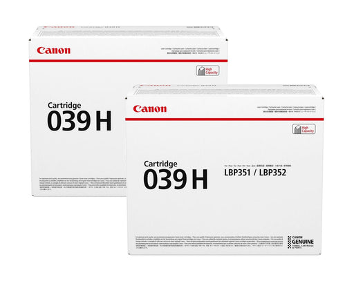 Canon Original Toner 039H Doppelpack schwarz (OP0288C001)