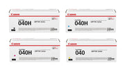 Canon Original Toner 040H 4er-Set schwarz, cyan, magenta, gelb (OP0461C001)