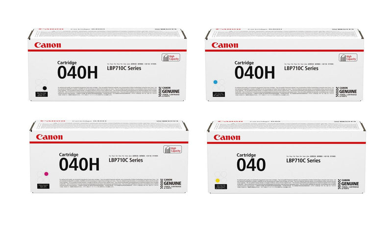 Canon Original Toner 040H 4er-Set schwarz, cyan, magenta, gelb (OP0461C001)