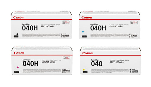 Canon Original Toner 040H 4er-Set schwarz, cyan, magenta, gelb (OP0461C001)