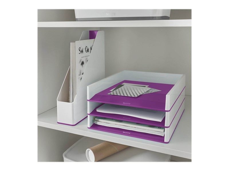 Leitz  WOW Stehsammler Duo Colour Violett