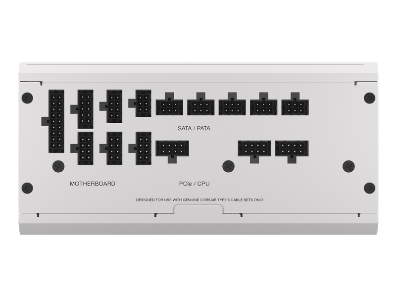 Corsair RM1000X SHIFT White Netzteile - 1000 Watt - 140 mm - ATX 3.0 - 80 Plus Gold zertifiziert