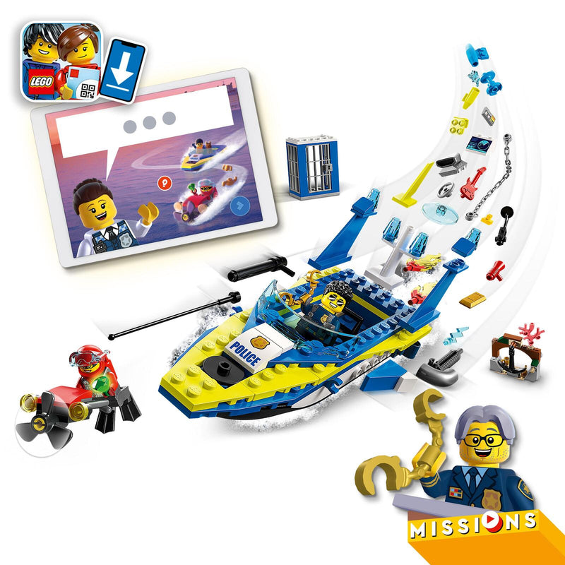 LEGO® City Detektivmissionen der Wasserpolizei 60355
