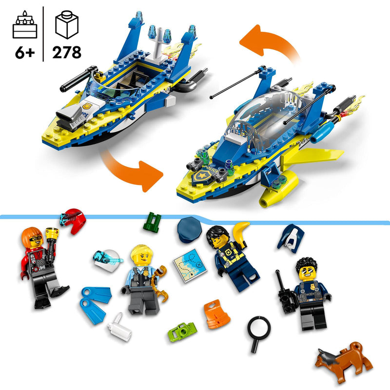 LEGO® City Detektivmissionen der Wasserpolizei 60355