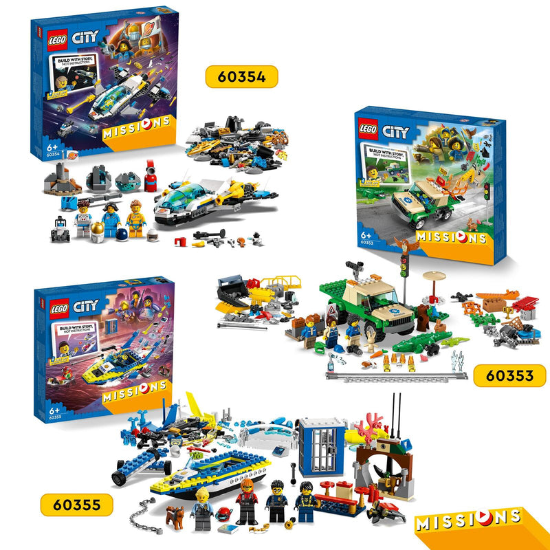 LEGO® City Detektivmissionen der Wasserpolizei 60355