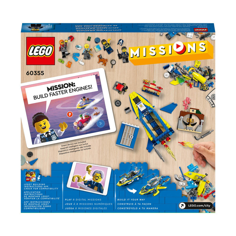 LEGO® City Detektivmissionen der Wasserpolizei 60355