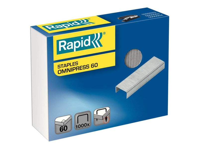 Rapid Omnipress 60 - staples - 8.5 mm - pack of 1000
