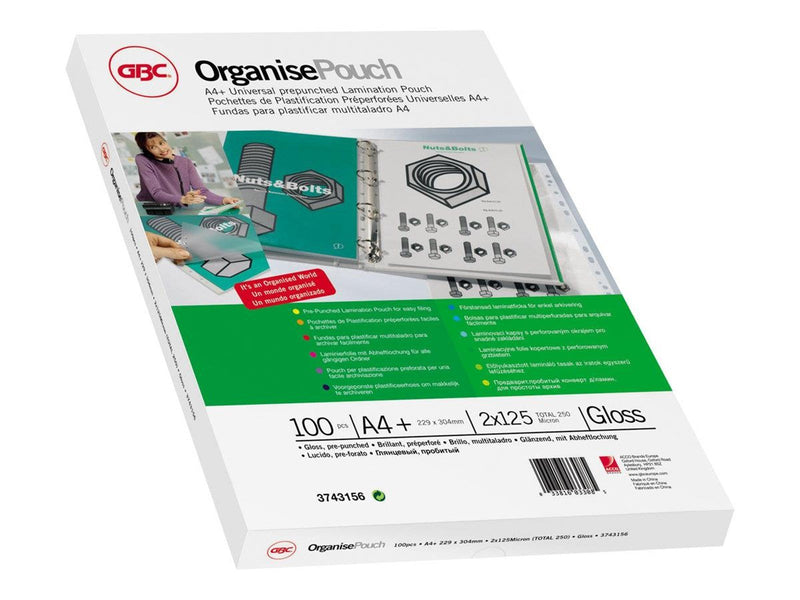 GBC OrganisePouch - 100 - 229 x 303 mm - lamination pouches