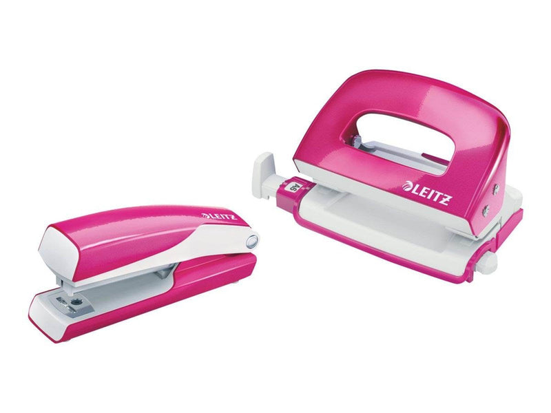 Leitz  NeXXt WOW Set Mini-Heftgerät und -Locher Pink