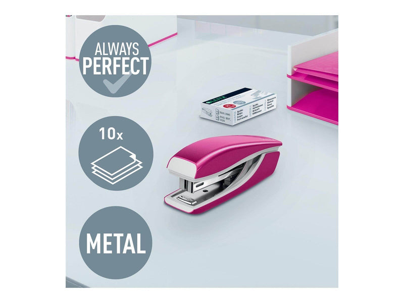 Leitz  NeXXt WOW Mini-Heftgerät (Metall) Pink