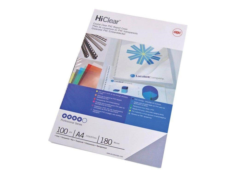 GBC HiClear - 100 pcs. - PVC binding cover - PVC Binding Cover